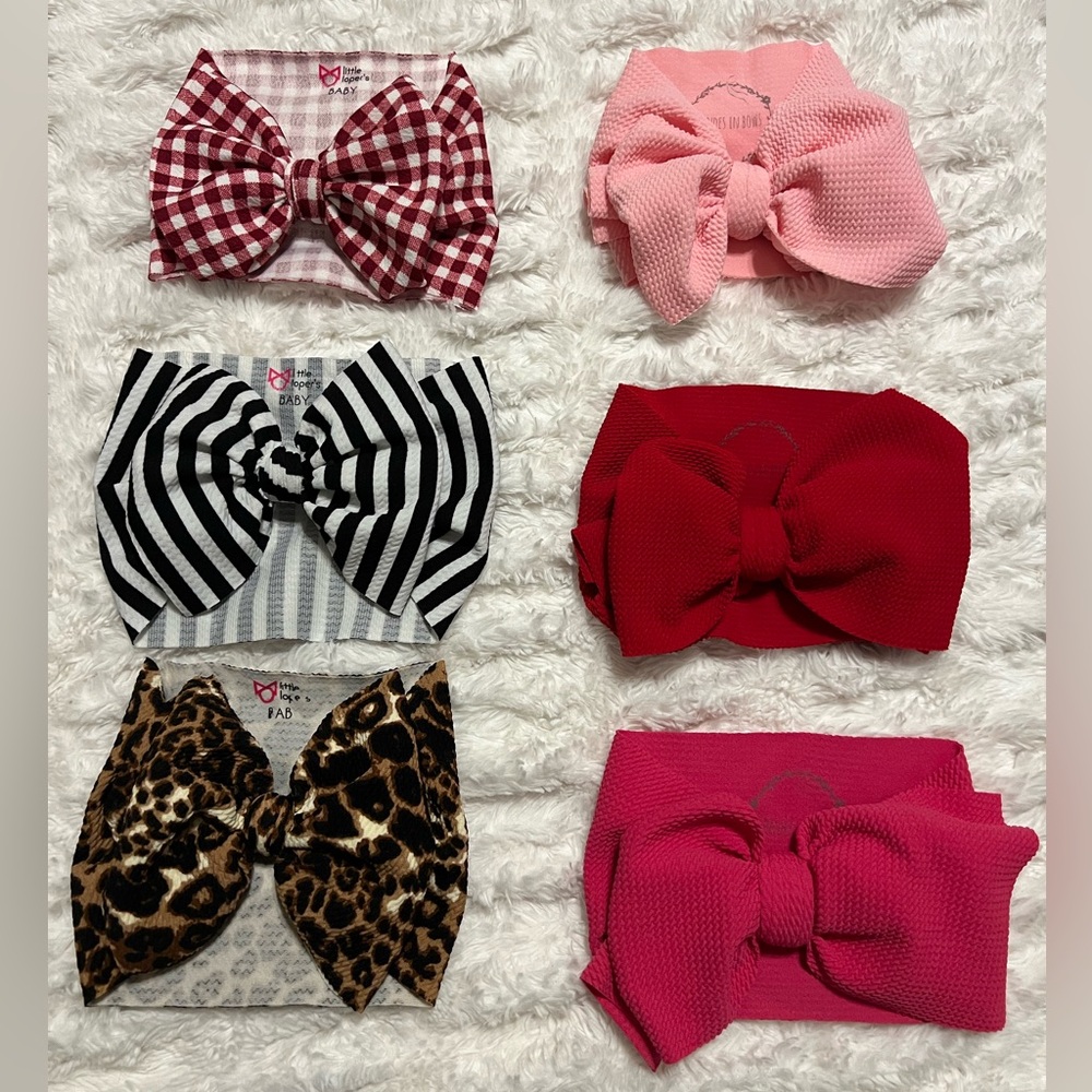 Lot of 6 Bows - Little Lopers & Blondes in Bows